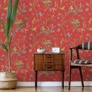 0051632 tomato chinoise exotique scalamandre self adhesive wallpaper.jpeg