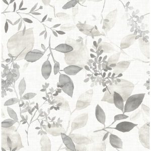 Grey Breezy Peel & Stick Wallpaper
