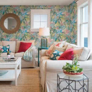 Pink Rain Forest Canopy Peel and Stick Wallpaper