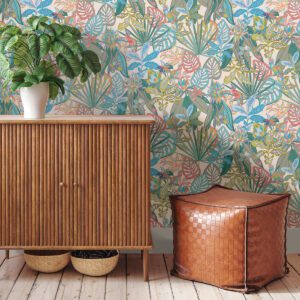 0055142 pink rain forest canopy peel and stick wallpaper.jpeg