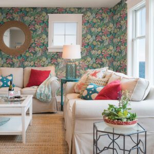 Grey Rain Forest Canopy Peel and Stick Wallpaper