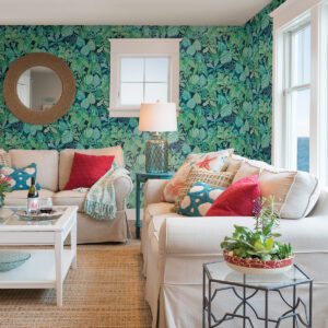 Blue Rain Forest Canopy Peel and Stick Wallpaper