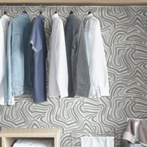 Grey Spirited Peel & Stick Wallpaper