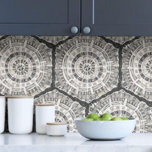 Charcoal Harmony Peel and Stick Wallpaper