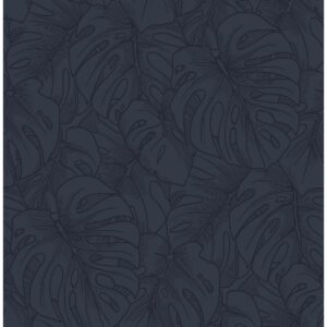 Indigo Borneo Peel and Stick Wallpaper