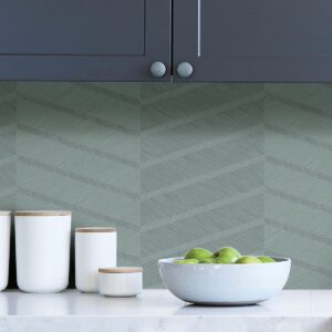 Aqua Wayward Peel and Stick Wallpaper