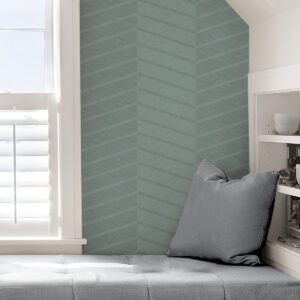 Aqua Wayward Peel and Stick Wallpaper