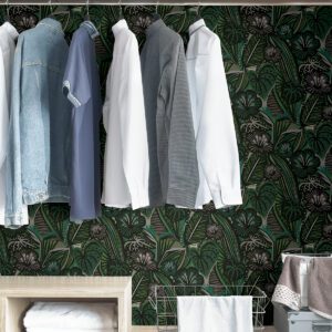 Greens Lotusland Peel and Stick Wallpaper