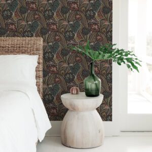 0056504 coral teal lotusland peel and stick wallpaper.jpeg