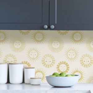 Cream Konark Peel & Stick Wallpaper