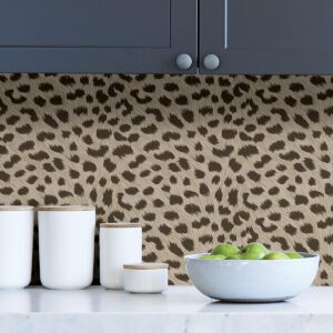 Tan Spotted Peel & Stick Wallpaper