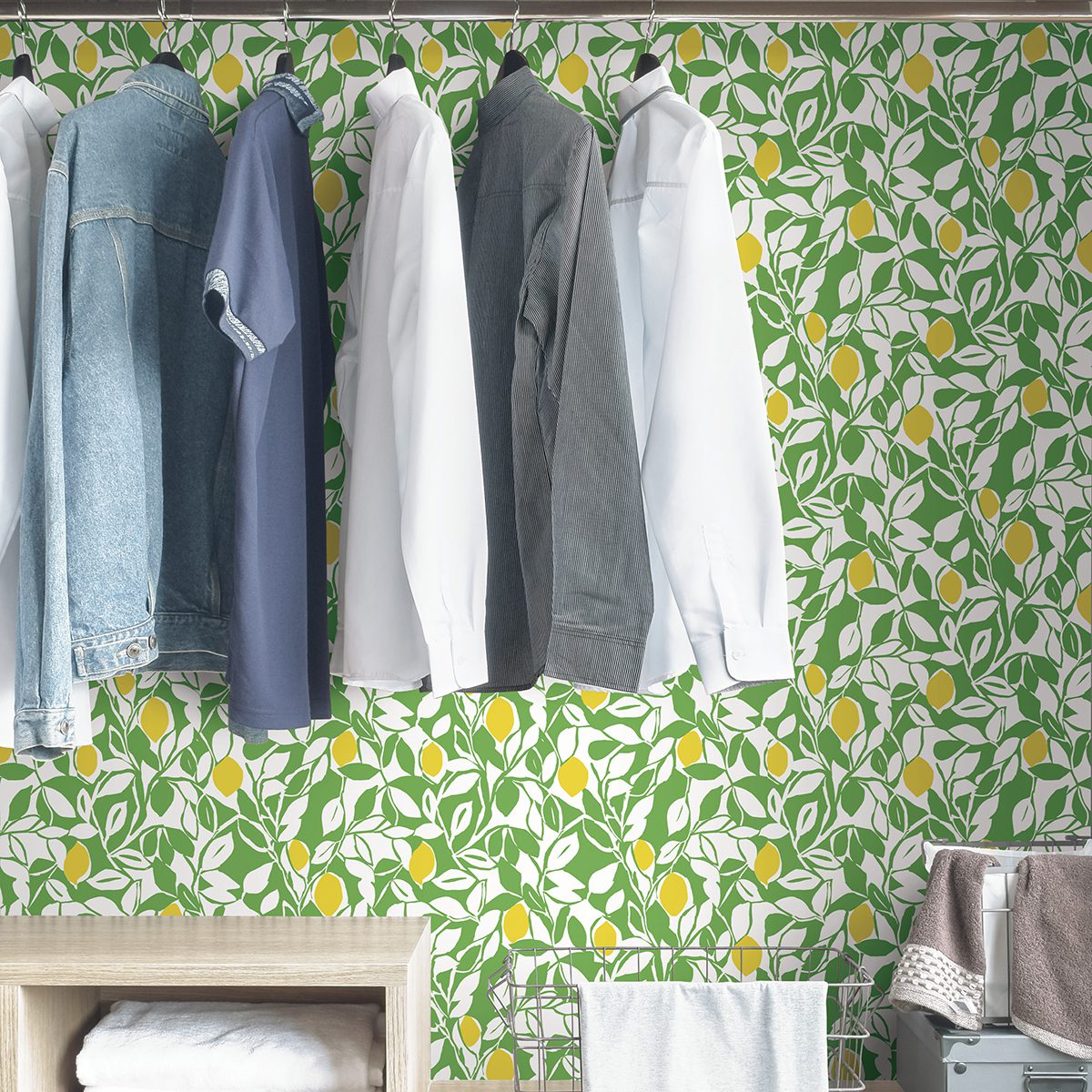 Green Meyer Peel & Stick Wallpaper