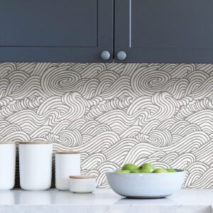 Grey Saybrook Peel & Stick Wallpaper