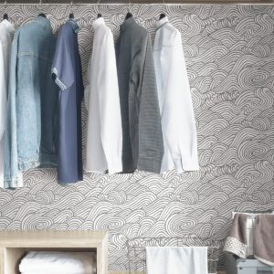 Grey Saybrook Peel & Stick Wallpaper