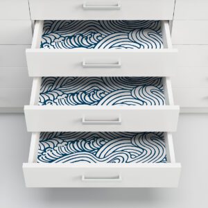 Navy Saybrook Peel & Stick Wallpaper