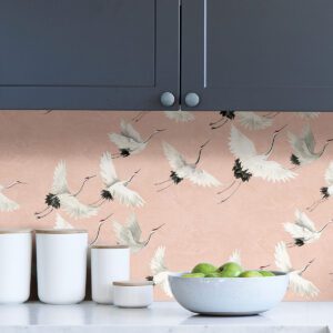 Pink Halcyon Peel & Stick Wallpaper