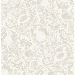 Cream Terrene Peel & Stick Wallpaper