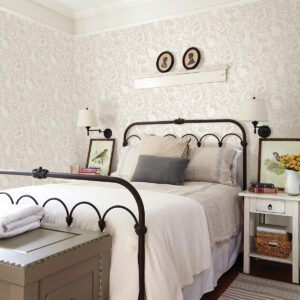 Cream Terrene Peel & Stick Wallpaper