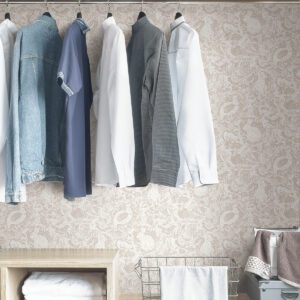 Cream Terrene Peel & Stick Wallpaper