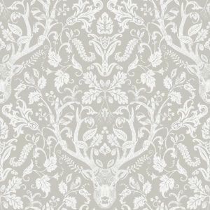 Taupe Escape to the Forest Peel & Stick Wallpaper