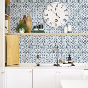 Blue Landondale Peel & Stick Wallpaper