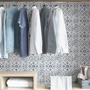 Blue Landondale Peel & Stick Wallpaper