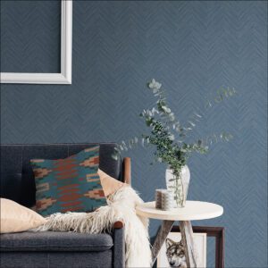 Blue Sampson Peel & Stick Wallpaper