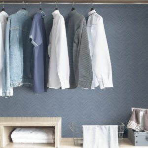 Blue Sampson Peel & Stick Wallpaper