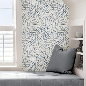 Blue Imprint Peel & Stick Wallpaper