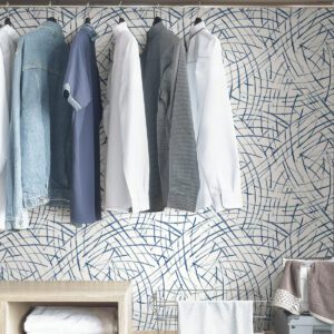 Blue Imprint Peel & Stick Wallpaper