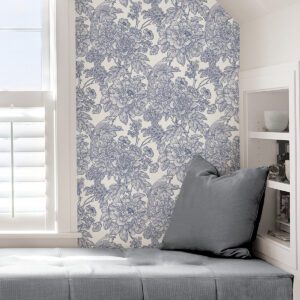 Blue Sudbury Peel & Stick Wallpaper