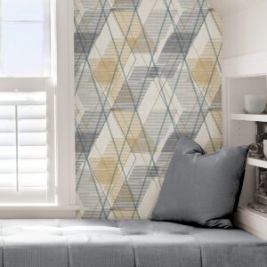 Ochre Wallis Peel & Stick Wallpaper