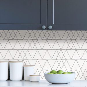 Grey Harris Peel & Stick Wallpaper