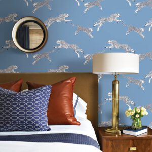 Cloud Nine Leaping Cheetah Peel and Stick Wallpaper