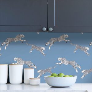 Cloud Nine Leaping Cheetah Peel and Stick Wallpaper
