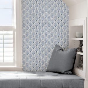 Blue Manila Peel & Stick Wallpaper