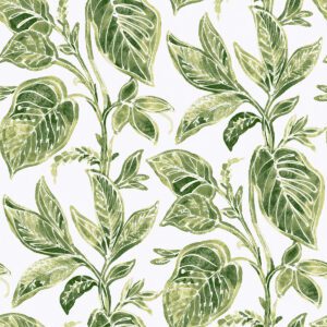 Green Caryota Peel & Stick Wallpaper