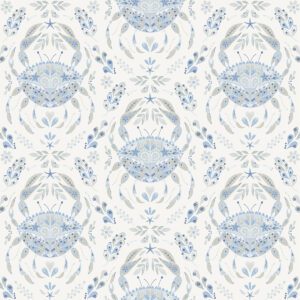 Blue Shellby Peel & Stick Wallpaper