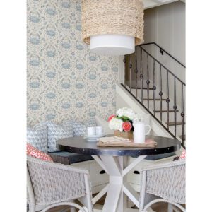 Blue Shellby Peel & Stick Wallpaper