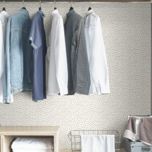 Grey Daphne Peel & Stick Wallpaper