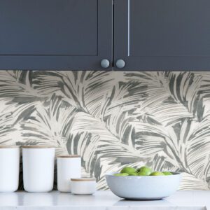 Grey Palima Peel & Stick Wallpaper