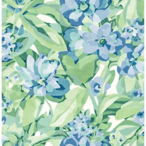 Heather Belles Fleurs Peel and Stick Wallpaper