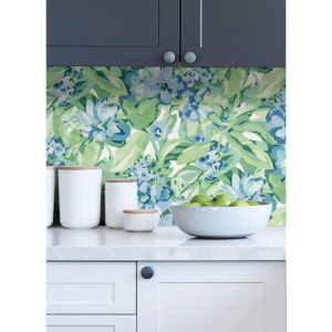 Heather Belles Fleurs Peel and Stick Wallpaper