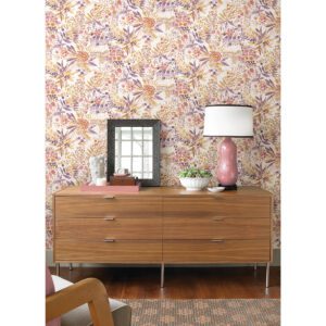 0060570 plum ochre naupaka peel and stick wallpaper.jpeg