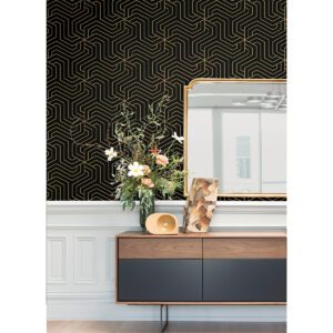 0060651 black ramsey geometric peel and stick wallpaper.jpeg