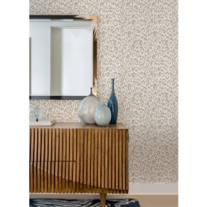 Taupe Marlowe Novelty Peel and Stick Wallpaper