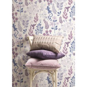 Periwinkle Zoey Leaf Peel & Stick Wallpaper