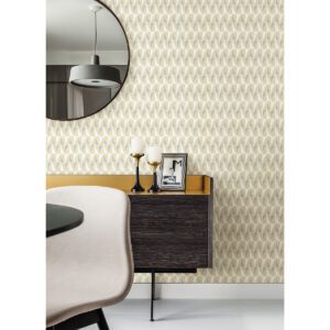 Yellow Falkirk Geometric Geometric Peel and Stick Wallpaper