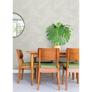 Cream Weser Geometric Geometric Peel and Stick Wallpaper
