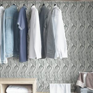 Charcoal Meraki Peel & Stick Wallpaper
